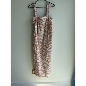 All Saints Tiger Print (peach/white) Sundress-Pockets-Size 4
